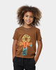 Honor The Gift Kids' Fall Spiritual Warfare T-Shirt Brown