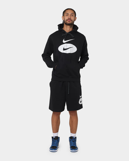 Nike Swoosh League Fleece Pull Over Hoodie Black