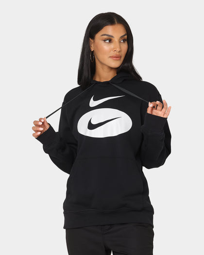 Nike Swoosh League Fleece Pull Over Hoodie Black