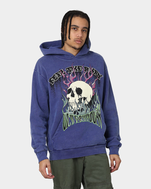 Diet Starts Monday Feel The Burn Hoodie Blue