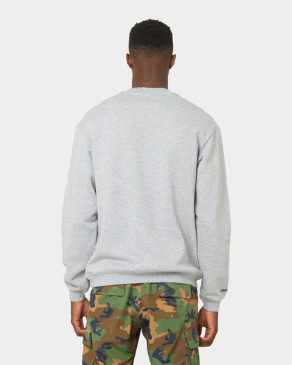 Mitchell & Ness Los Angeles Lakers Vintage Line Up Crewneck Grey Marle