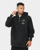 Carre Peace Button Up Hoodie Washed Black
