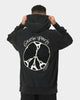 Carre Peace Button Up Hoodie Washed Black