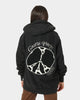 Carre Peace Button Up Hoodie Washed Black