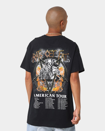 Rats Get Fat American Tour Vintage T-Shirt Black