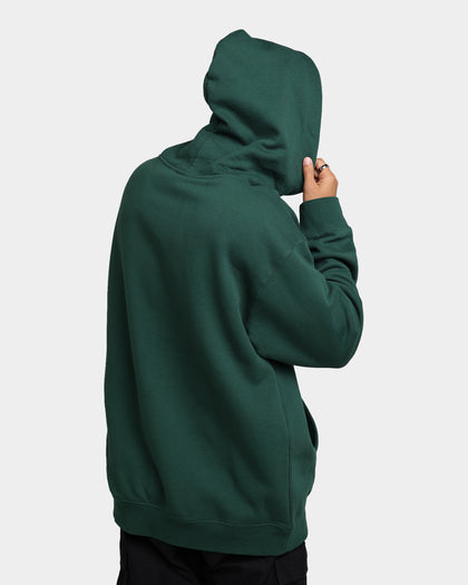HUF Essentials OG Logo Hoodie Forest Green