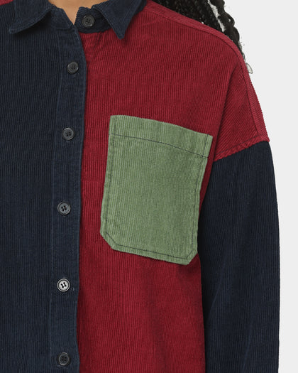 EN ES Women's Courage Cord Shirt Navy