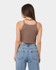 XXIII Women's Aliana Crop Singlet Burnt Sugar