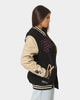 Carre Peace Varsity Jacket Black/Stone