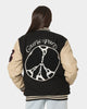 Carre Peace Varsity Jacket Black/Stone