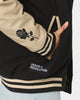 Carre Peace Varsity Jacket Black/Stone