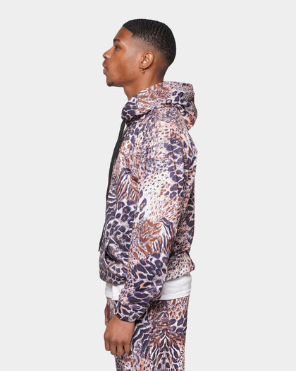 XXIII Thayer Cheetah Print Hoodie Cheetah