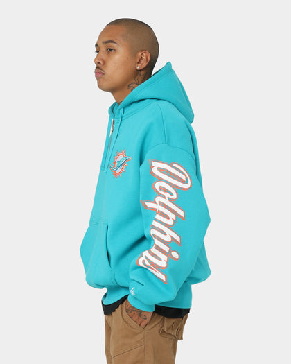 New Era Miami Dolphins Quarter Zip Hoodie Teal