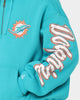 New Era Miami Dolphins Quarter Zip Hoodie Teal