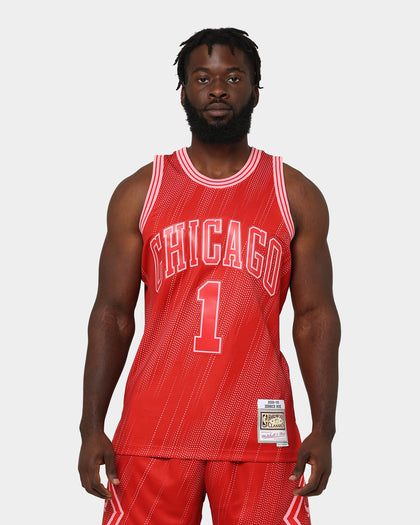 Mitchell & Ness Chicago Bulls Derrick Rose #1 '08-'09 'Triple Red' Swingman Jersey Red