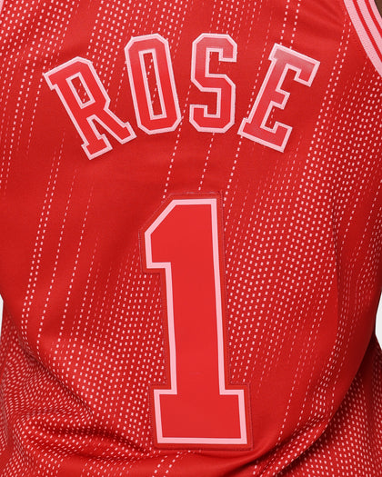 Mitchell Ness Chicago Bulls Derrick Rose #1 '08-'09 'Triple Red