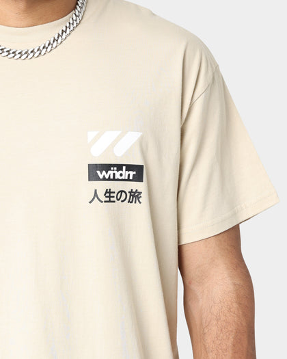 WNDRR Tetsu Custom Fit T-Shirt Tan