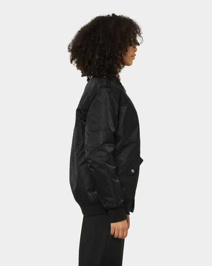 Saint Morta Staten Nylon Bomber Jacket Black