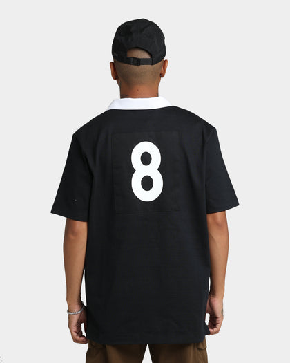 Canterbury Classic #8 Short Sleeve Rugby Jersey Black