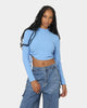EN ES Women's Harper Cropped LS Top Bluebell