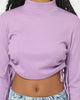 EN ES Women's Harper Cropped LS Top Lilac