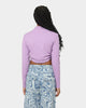 EN ES Women's Harper Cropped LS Top Lilac
