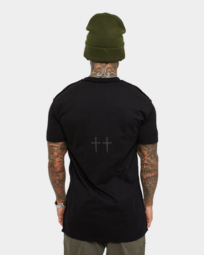Saint Morta Dagger Reverse Lafayette T-Shirt Black/Black