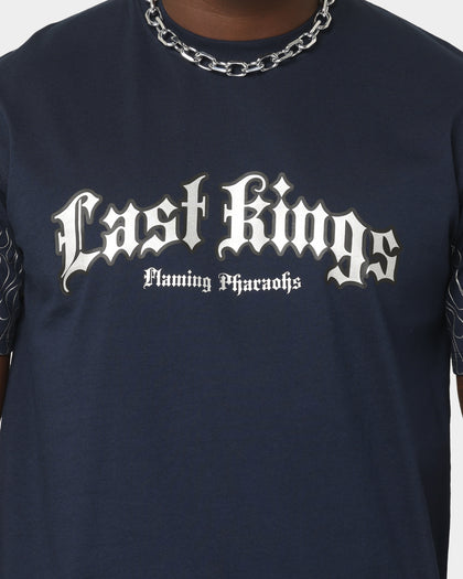 Last Kings Flaming Pharaohs Short Sleeve T-Shirt Navy