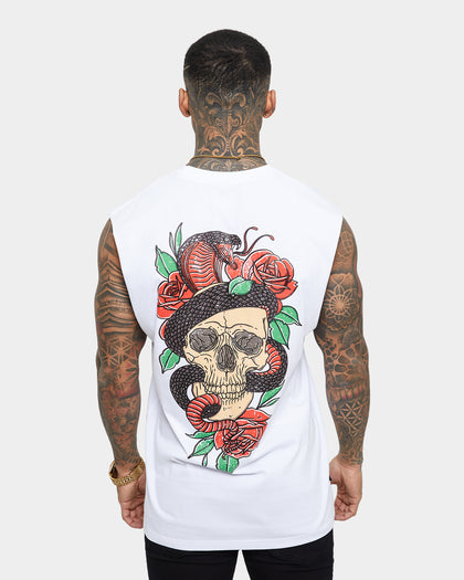 Saint Morta Forbidden Muscle Singlet White