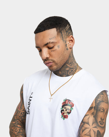 Saint Morta Forbidden Muscle Singlet White