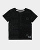 Lil Homme Kids' Bandana Ultra Short Sleeve Set Black/Charcoal