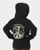 Lil Homme Kids' Peace Classic Hoodie Washed Black