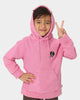 Lil Homme Kids' Peace Classic Hoodie Washed Pink
