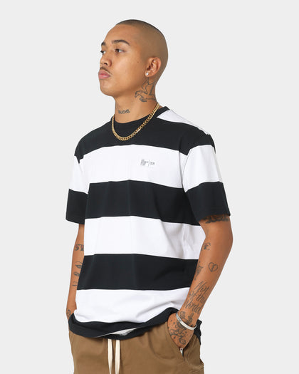 Dope Team Stripe T-Shirt Black/White