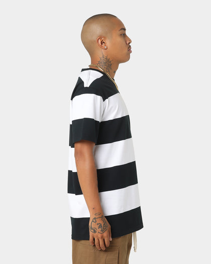 Dope Team Stripe T-Shirt Black/White