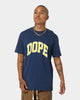 Dope Varsity Arch T-Shirt Blue/Yellow