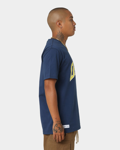 Dope Varsity Arch T-Shirt Blue/Yellow