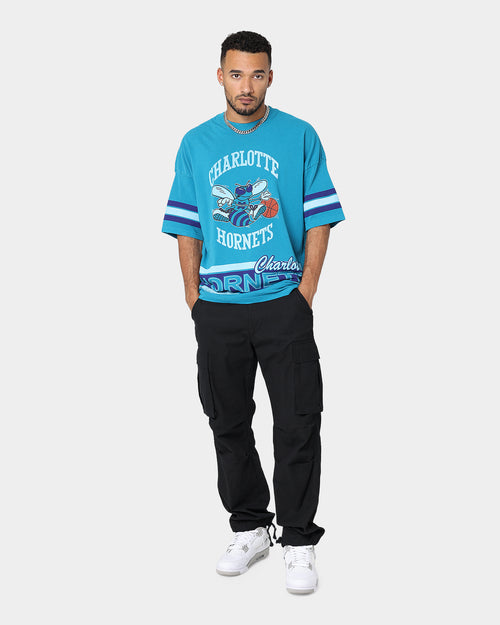 Mitchell & Ness Charlotte Hornets Vintage Conference T-Shirt Faded Teal