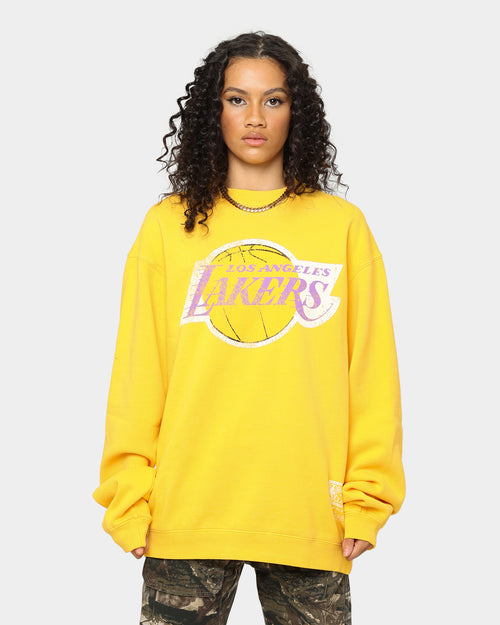 Mitchell & Ness Los Angeles Lakers Vintage Crewneck Faded Yellow