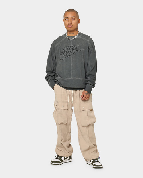 Nike Sportswear Revival Jersey Crewneck Anthracite