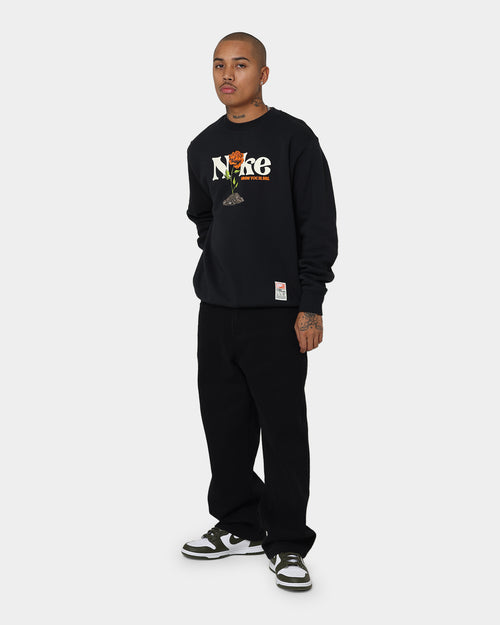 Nike Sportswear Sole 2 Graphic Fleece Crewneck Black