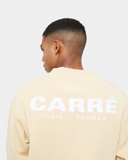Carre Premium Motion Crewneck Cappuccino/Grey