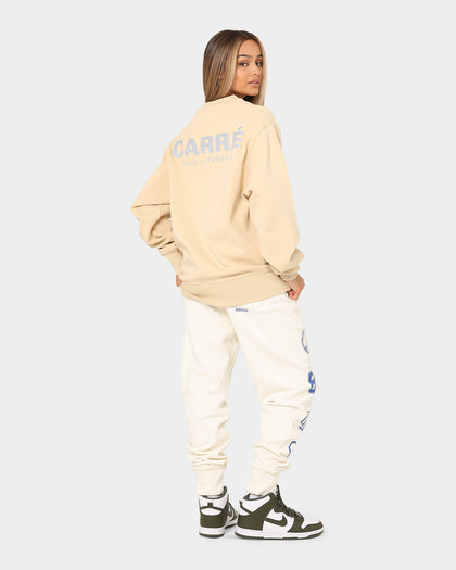 Carre Premium Motion Crewneck Cappuccino/Grey