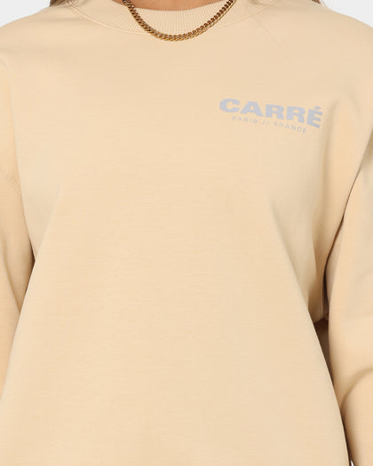 Carre Premium Motion Crewneck Cappuccino/Grey