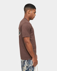 Carre Splatter Logo Classic T-Shirt Dark Brown