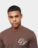 Carre Splatter Logo Classic T-Shirt Dark Brown