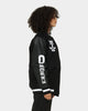 The Anti Order Dead Pixel Leather Varsity Jacket Black/White