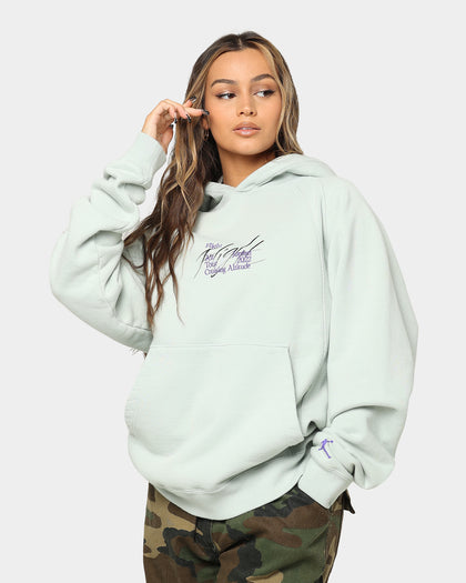 Jordan Flight Heritage French Terry Pullover Hoodie Seafoam