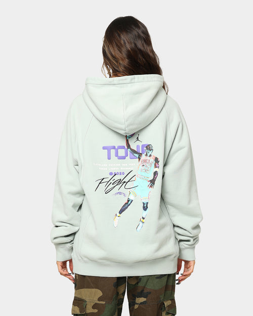 Jordan Flight Heritage French Terry Pullover Hoodie Seafoam