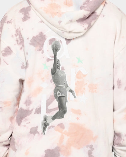 Jordan MJ Sport DNA Fleece Pull Over Hoodie Plum Fog